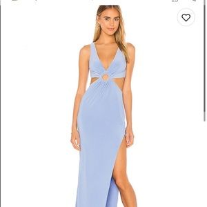 Song of Style blue dress
